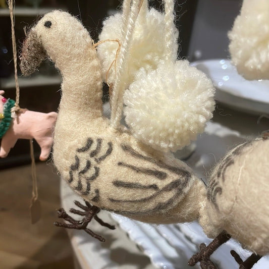 Felt Goose | Christmas Ornament - Bon Ton goods