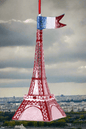 Festive Eiffel Tower - Large | Christmas Ornament - Bon Ton goods