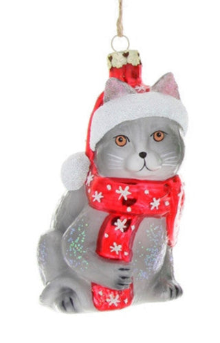 Festive Kitty - Red - Bon Ton goods