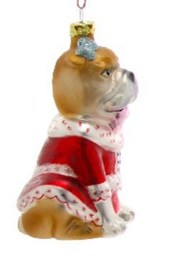 Festive Pup - Red Christmas Sweater | Christmas Ornament - Bon Ton goods