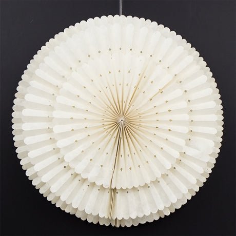 Flake Dotted Poinsettia Advent Star, White, Large by A World of Craft, alternate view