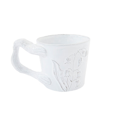 Fleurs Coffee Cup, Nathalie Lété, set of 6 by Astier de Villatte, view 2