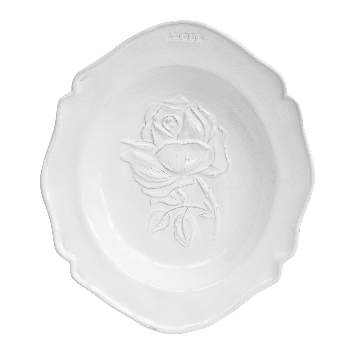 Nathalie Lété Fleurs Soup Plate, set of 6 by Astier de Villatte, official product view