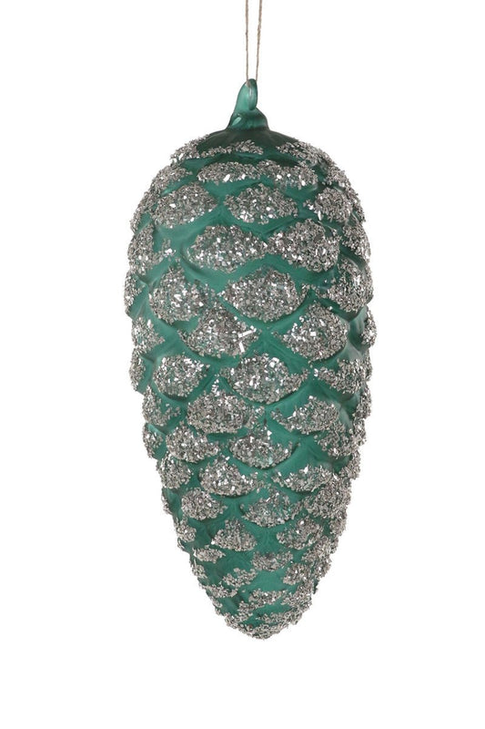 Forest Floor Pinecone - Dark Green | Christmas Ornament - Bon Ton goods