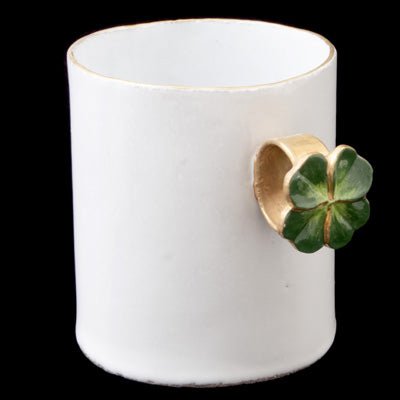 Four-Leaf Clover Ring Cup, Serena Carone | Astier de Villatte - Bon Ton goods