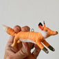 Fox | Vintage by Crystal Spun Cotton Ornament - Bon Ton goods