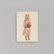 Load image into Gallery viewer, Fox with Flowers Card - Bon Ton goods
