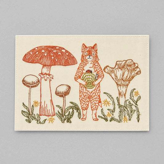 Fox with Mushrooms Card | Coral & Tusk - Bon Ton goods
