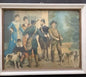 Framed Danish Hunting Scene Print, 19th Century Style - Bon Ton goods