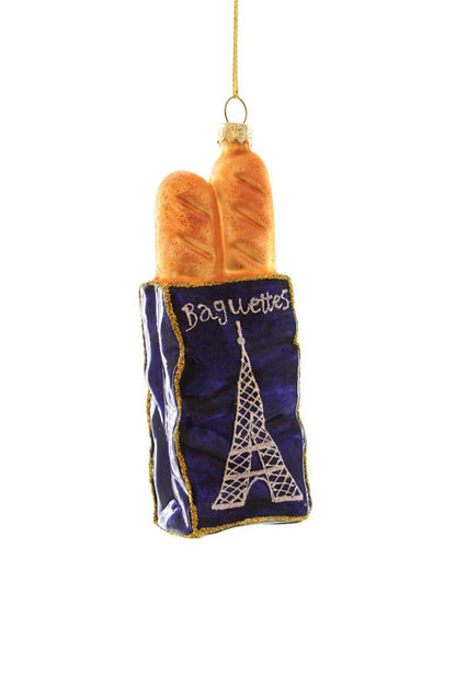 French Baguette Christmas Ornament - Bon Ton goods