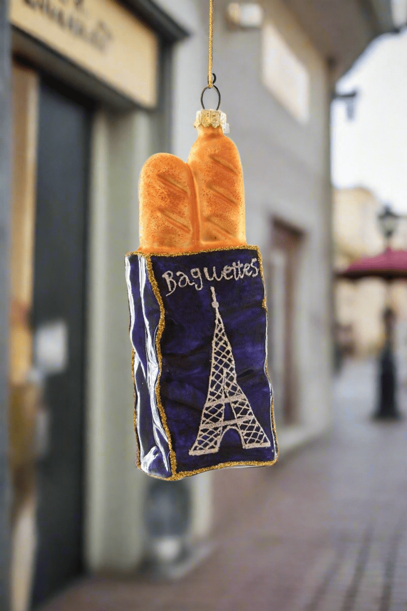 French Baguette Christmas Ornament - Bon Ton goods