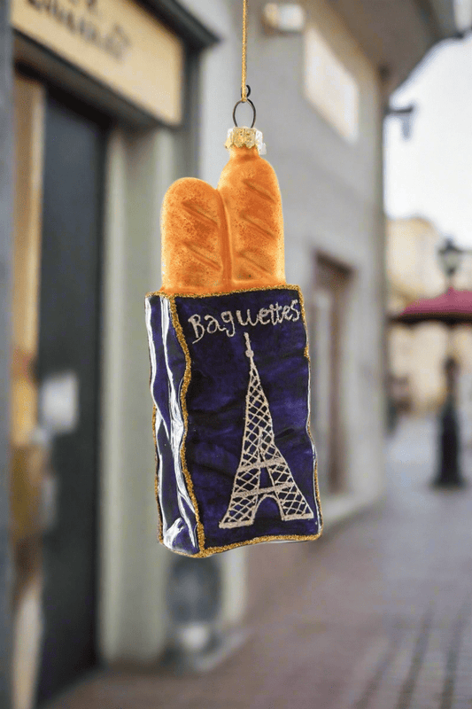 French Baguette Christmas Ornament - Bon Ton goods
