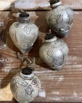 French Glass "Antiqued" Baubles - Small | Christmas Ornament - Bon Ton goods