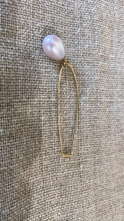 Freshwater Pink Pearl Pin - Bon Ton goods