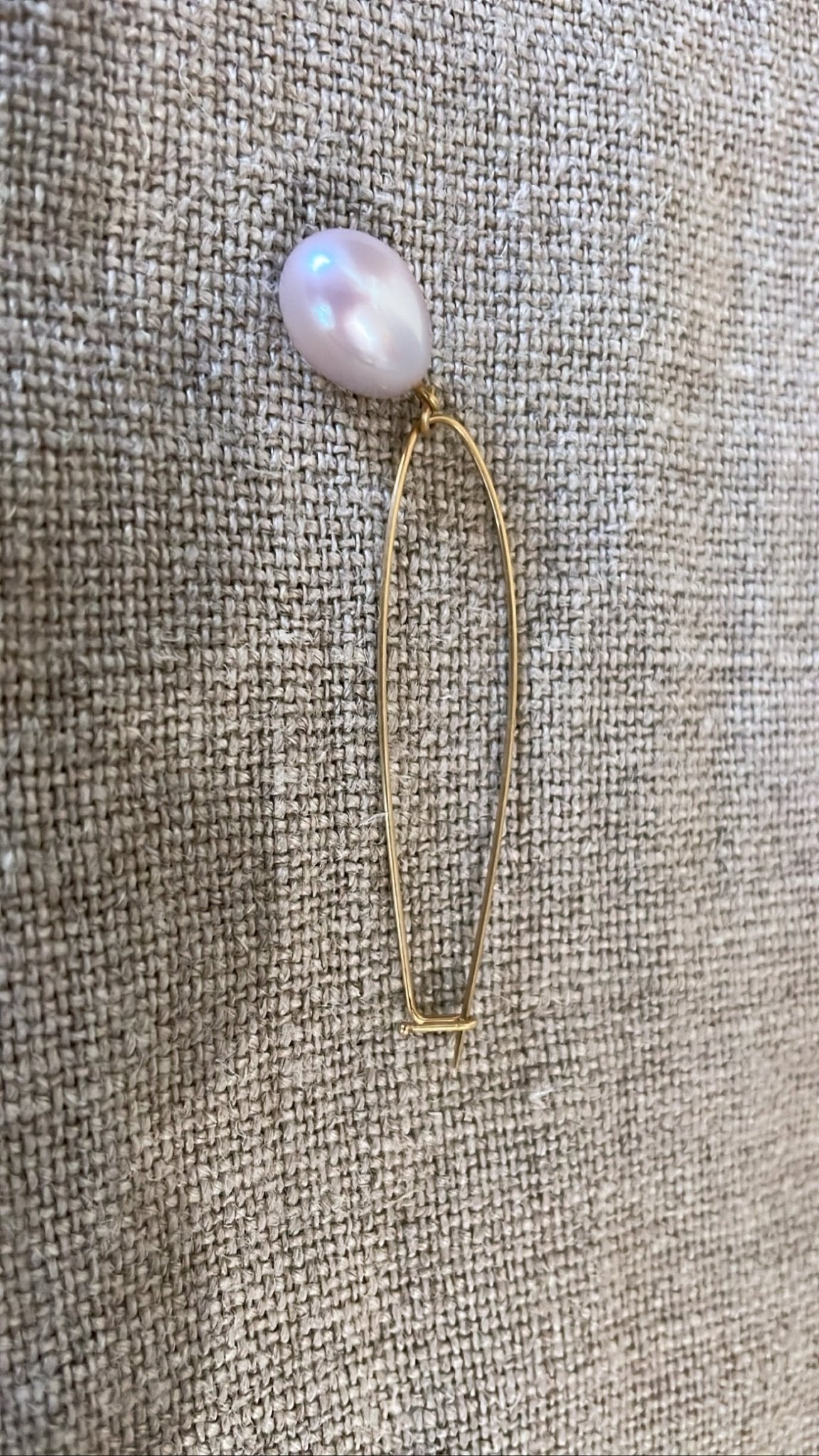 Freshwater Pink Pearl Pin | Ted Muehling - BON TON goods