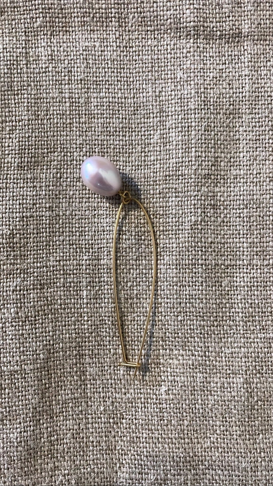 Freshwater Pink Pearl Pin | Ted Muehling - Bon Ton goods
