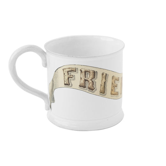 Friendship Very Large Mug, John Derian, set of 3 by Astier de Villatte