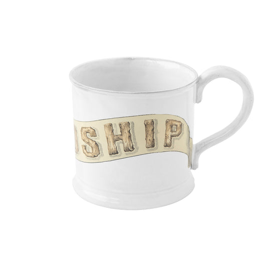 Friendship Very Large Mug, John Derian, set of 3 by Astier de Villatte, view 2