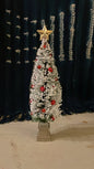 Frosted White Brush Christmas Tree - Bon Ton goods