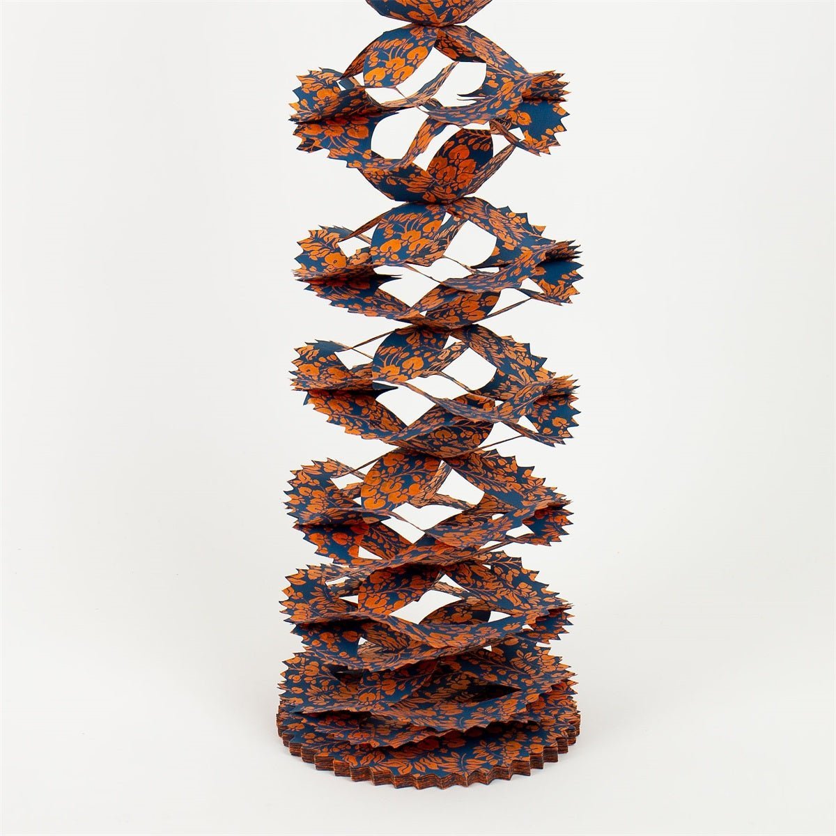 Christmas Garland, Orange and Turquoise by A World of Craft, alternate view