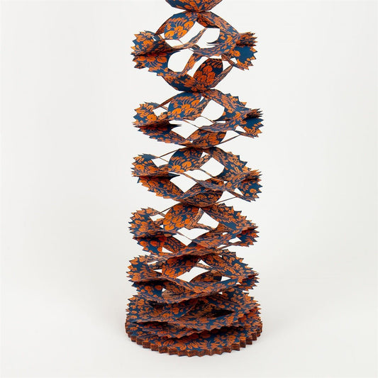 Garland, Orange and Turquoise | Christmas Ornament - Bon Ton goods