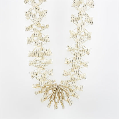Christmas Garland, White and Black by A World of Craft, Swedish-designed handmade Christmas decoration