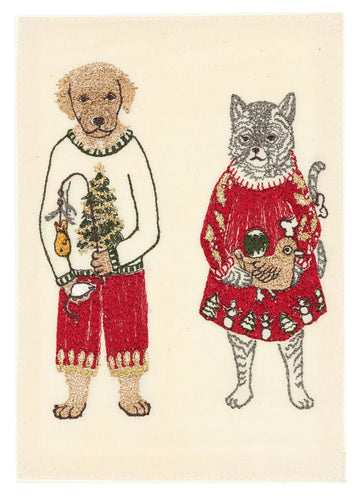 Gifting Cat and Dog Card - Bon Ton goods