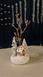 Gingerbread Brush Christmas Tree Tableau - Bon Ton goods