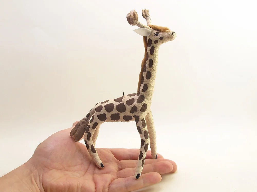 Giraffe Ornament/Figure | Vintage by Crystal Spun Cotton Ornament - Bon Ton goods