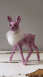 Glitter Bambi with Boa - Purple | Ino Schaller - Bon Ton goods