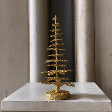 Load image into Gallery viewer, Glitter Christmas Tree - Gold 20cm - Bon Ton goods
