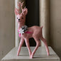Glitter Deer - Brilliant Pink with Decoration | Ino Schaller - Bon Ton goods