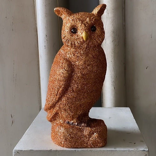 Glitter Owl - Copper - Bon Ton goods