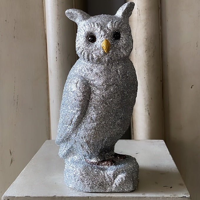 Glitter Owl - Silver - Bon Ton goods