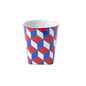 Tricolore Tumbler, Commune de Paris, set of 3 by Astier de Villatte