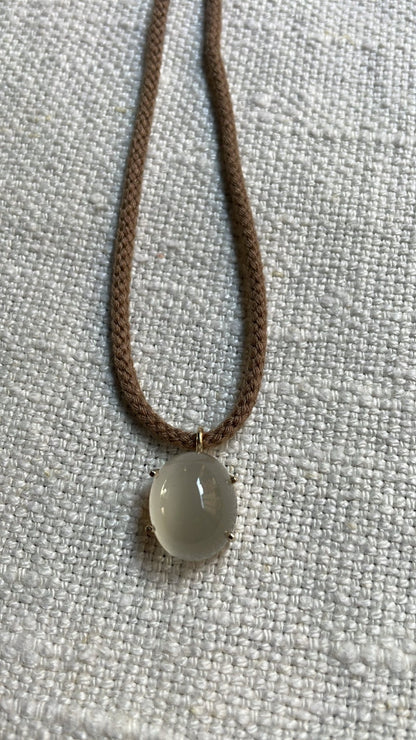 Gold and Moonstone Pendant | Mikkel Brøgger - Bon Ton goods