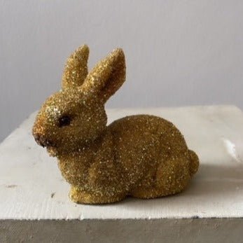 Gold Beaded - Extra Small Bunny Lying, Ino Schaller - Bon Ton goods