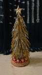 Golden Brush Christmas Tree - Bon Ton goods