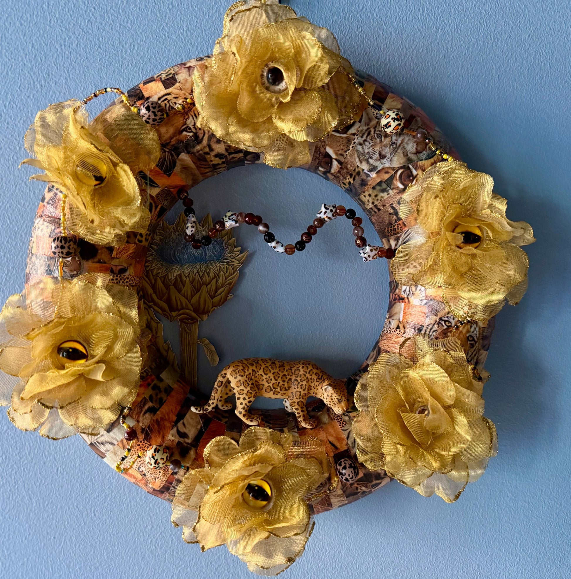 Golden Menagerie Wreath by Eclectic Tree