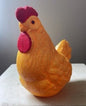 Golden Yellow Glitter Chicken | Ino Schaller - Bon Ton goods