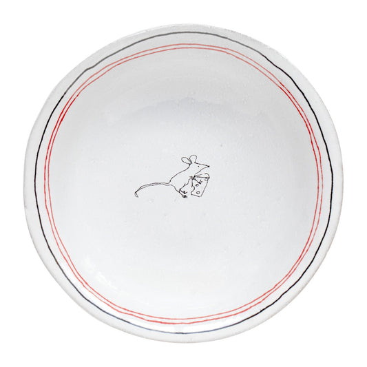 Grace Coddington Small Deep Saucer Blondie, Set of 3 | Astier de Villatte: Exclusive Pre-Order Item - Bon Ton goods