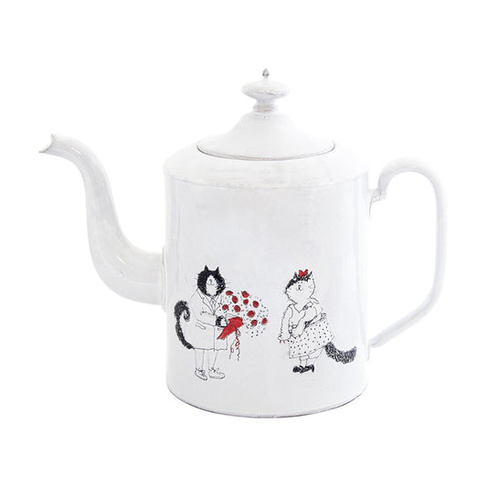 Grace Coddington Teapot "Jimi's Bouquet" | Astier de Villatte: Exclusive Pre-Order Item - Bon Ton goods
