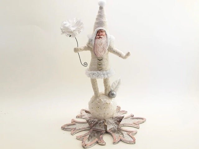 Grand Ol' Santa | Vintage by Crystal Spun Cotton Ornament - Bon Ton goods