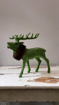 Grand Reindeer With Frost- Green | Ino Schaller - Bon Ton goods