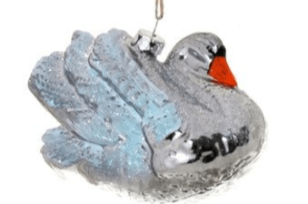 Grand Swan - Brilliant Blue | Christmas Ornament - Bon Ton goods