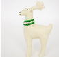 Grand White Felt Deer Christmas Decoration by A World of Craft, Swedish-designed handmade Christmas decoration