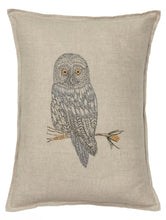 Load image into Gallery viewer, Great Grey Owl Pillow - Bon Ton goods
