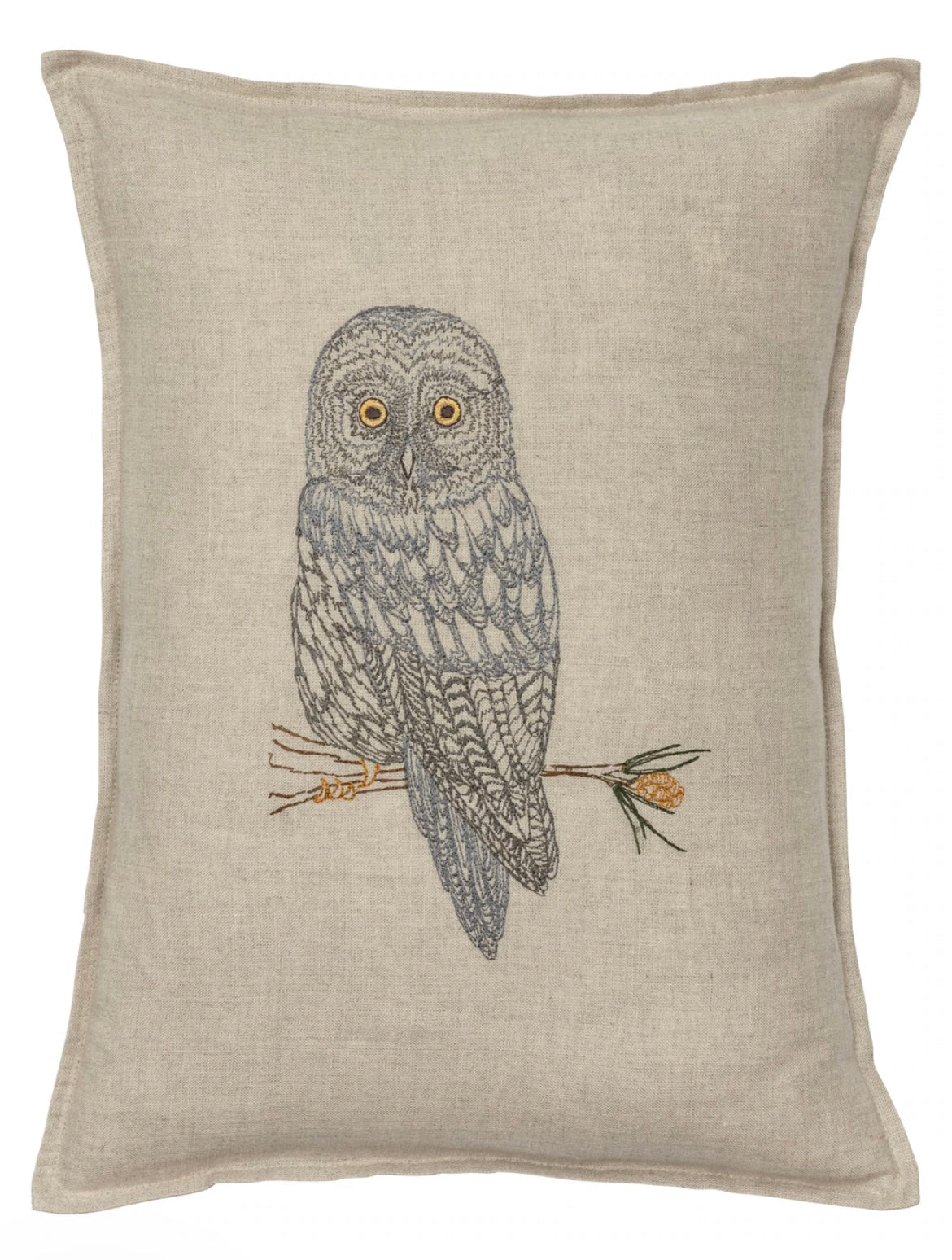 Great Grey Owl Pillow | Coral & Tusk - Bon Ton goods