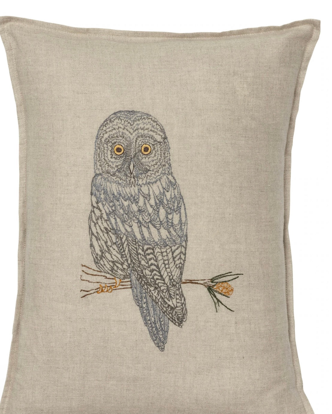 Great Grey Owl Pillow | Coral & Tusk - Bon Ton goods