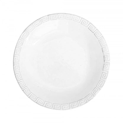 Grecque Saucer, Set of 6 | Astier de Villatte: Exclusive Pre-Order Item - BON TON goods